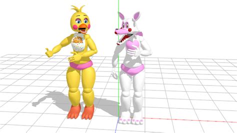Toy Chica And Mangle Mmd By Tails Fangirl On Deviantart