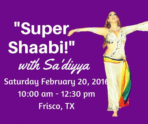 Sadiyyas Workshop Super Shaabi
