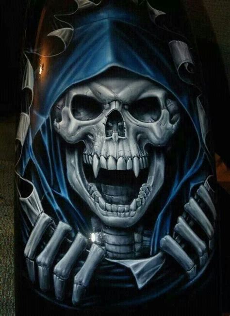 Skullswould Make An Awesome Tatt Airbrush Skull Skull Stencil Skull