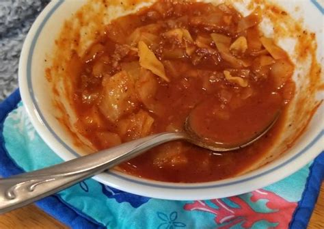 Cabbage soup may refer to any of the variety of soups based on various cabbages, or on sauerkraut and known under different names in national cuisines. Hamburger Cabbage Soup Recipe by Justin Butler - Cookpad