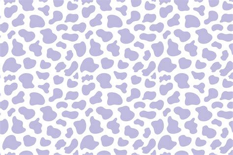 Purple Cow Print Animal Print Carpet Tenstickers