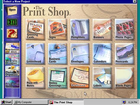 Winworld Screenshots For The Print Shop Deluxe 60 Win