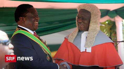 Mugabes Nachfolger Emmerson Mnangagwa Als Zimbabwes Präsident Vereidigt News Srf