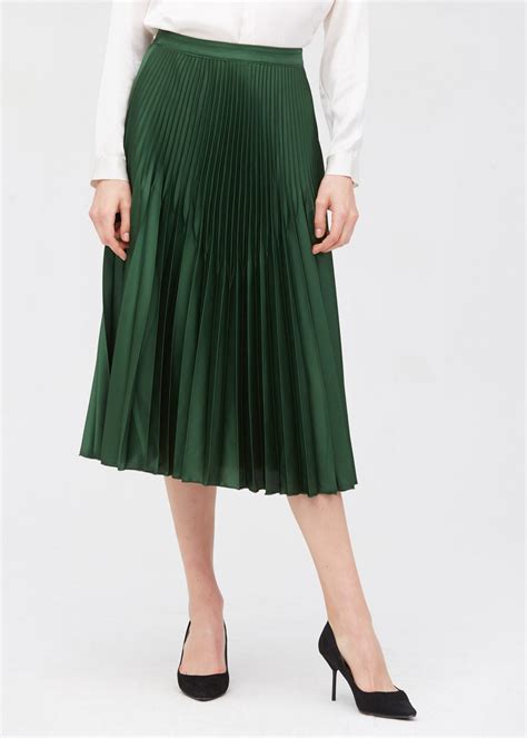 retro pleated midi silk skirt silk skirt silk midi skirt skirt design
