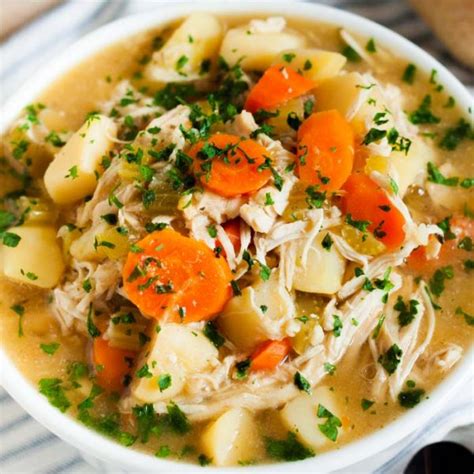 Crock Pot Chicken Stew Recipe Slow Cooker Chicken Stew