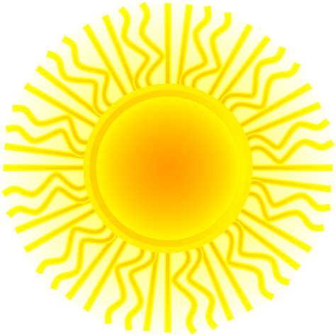 Summer Sun Weather Heat Warm Png Picpng
