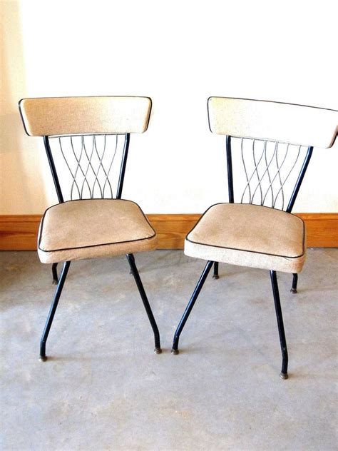 Cane chair black oak chic gray. mid century modern chairs, black & white retro diner ...
