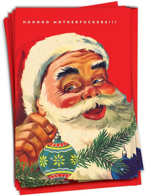 nobleworks 12 funny merry christmas cards 1 design 12 cards adult humor