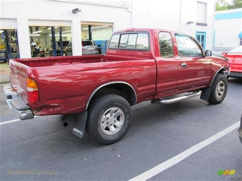 1997 Toyota Tacoma Extended Cab 4x4 In Sunfire Red Pearl Metallic
