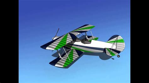 Dreamscape Acrostar Biplane V08 3d Model From Youtube