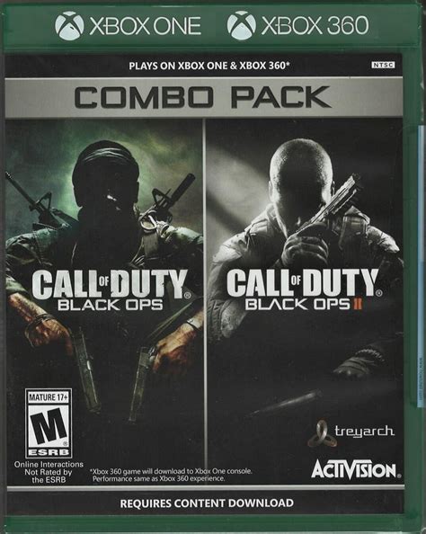 Call Of Duty Black Ops 1 And 2 Combo Pack X360xbox One Brand New