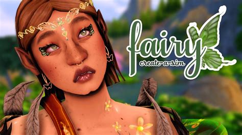 Mariposa Lily 🧚 The Fairy Cc Links Sims 4 Create A Sim Youtube