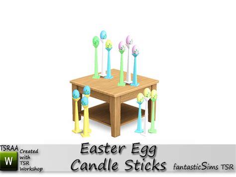 The Sims Resource Easter Egg Candle Sticks