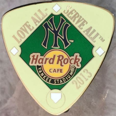 Hard Rock Cafe New York Yankee Stadium 2013 Baseball Diamond Guitar