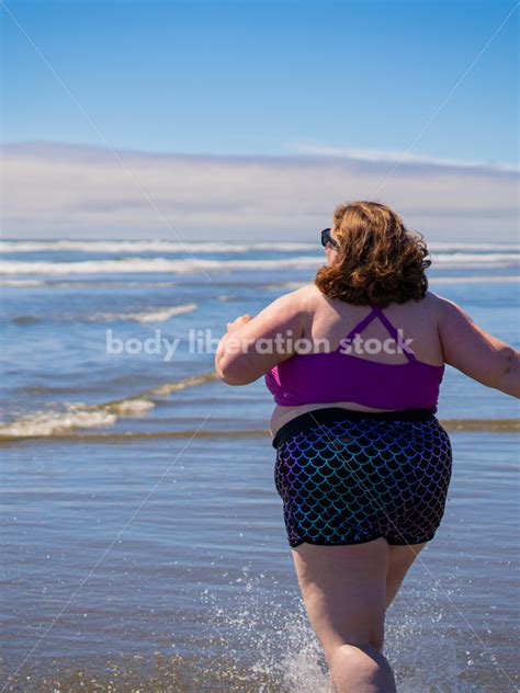 Body Positive Stock Photo Fat Woman On Beach It S Time You Were Seen Body Liberation Photos