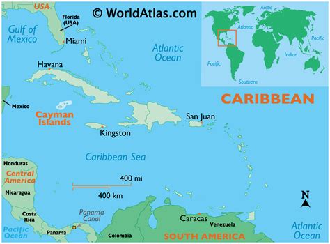 Cayman Islands Map Geography Of Cayman Islands Map Of Cayman