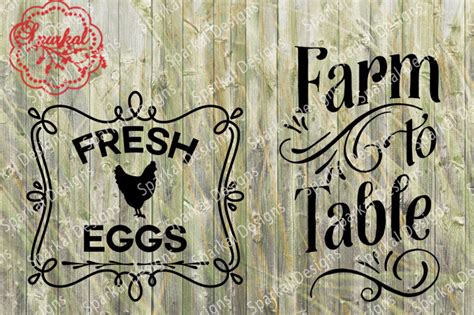 Download Set of 12 Farmer's Market Cut Files ~ SVG/DXF By Sparkal ...