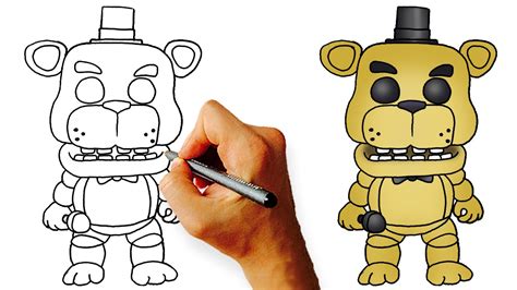 How To Draw Golden Freddy Fnaf Characters Vlrengbr