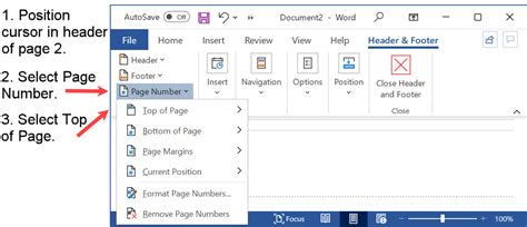 A page number in APA format is easily created in Word