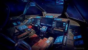 3d, Asset, Scifi, Heavy, Fighter, Cockpit
