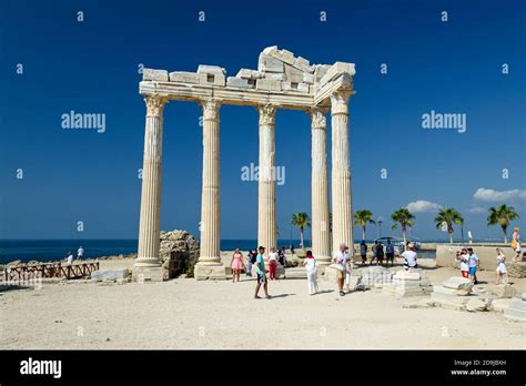 Old Ruins In Side Ancient City Background Of Archeology Stock Photo
