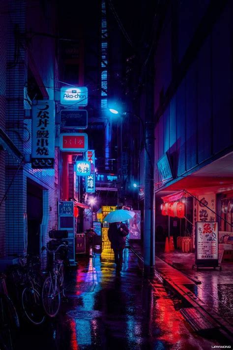 Photo Of Night Rain Tokyo Japan Travel From The Ben Rogers Blog In