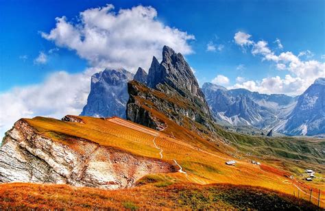 意大利南蒂罗尔的高山山峰风景 免费可商用图片 Cc0素材网