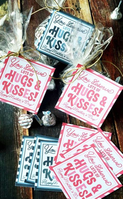 And once you're done shopping for the perfect gifts for mother's day, don't miss getting something special for yourself, too! Mother's Day Hugs & Kisses Printables | Mother's day ...