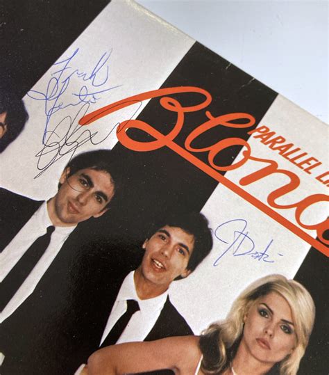 Lot 350 Blondie Parallel Lines Fully Signed