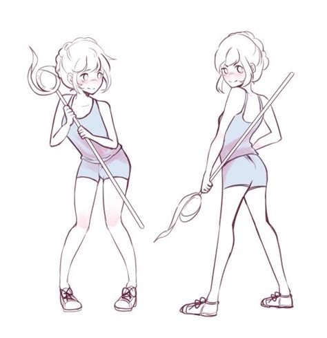 Image Result For Holding Staff Anime Poses Reference Holding Staff