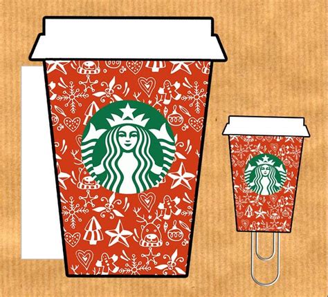 Free Printable Starbucks Planner Accessories Advent Calendar Day 3