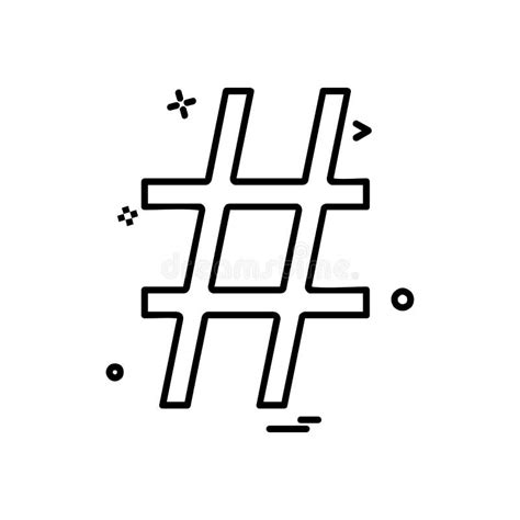 Hashtag Icon For Social Media Network Or Internet Application Hashtag