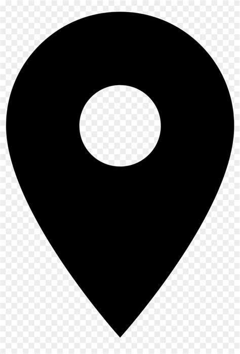 Map Marker Pin Icon Symbol Vector Black Location Icon Small Free