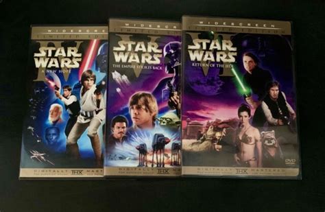 Star Wars Trilogy Dvd 6 Discs Original Unaltered Theatrical Set Ebay