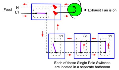 Single Pole Switch Wiring Methods S1 Combination Switches