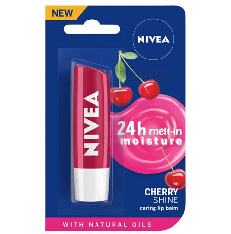 Nivea Lip Balm Cherry Shine Buy Packet Of Gm Balm At Best Price In