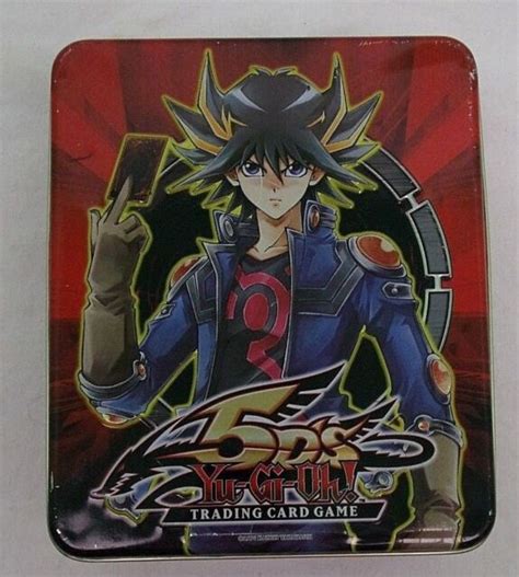 Yu Gi Ohs Trading Card Game Tin Metal Box Storage Canister Container No Cards Ebay