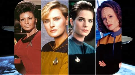Star Trek Women Then And Now Youtube