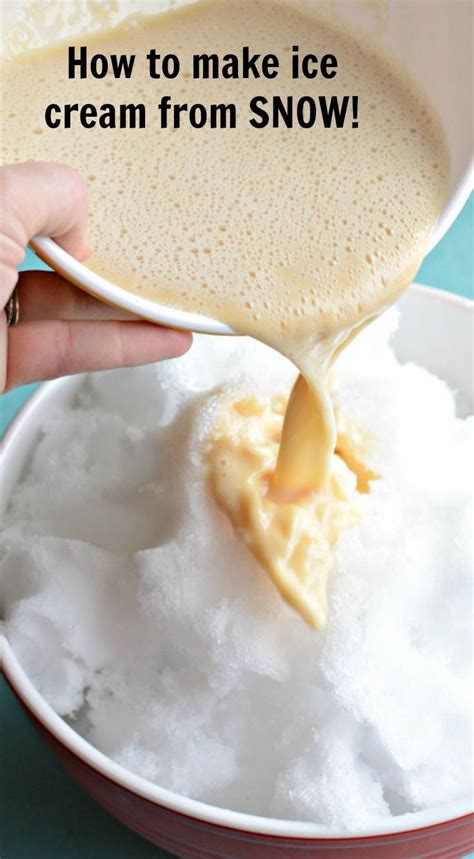 Fresh fallen snow is mixed with sugar, vanilla and milk in this impromptu ice cream. Quick and Easy Snow Ice Cream | Recipe | Snow ice cream ...