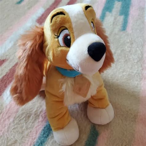 Disney Store Lady And The Tramp Plush Lady Dog 12 Stuffed Animal Toy