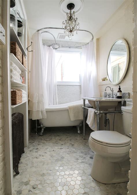 Small rv bathroom & toilet remodel ideas 10. Edwin Acrylic Slipper Tub - Lion Paw Feet - Bathroom | Small vintage bathroom, Eclectic bathroom ...