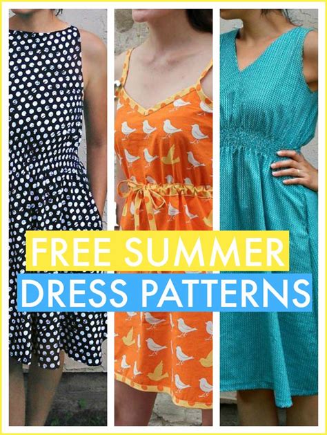 Free Summer Dress Patterns Simple To Sew My Fave Sewing Likes