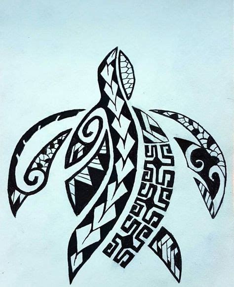 Geometric Tattoo Tatouage Polynésien Homme Femme Tortue Idées Your Number