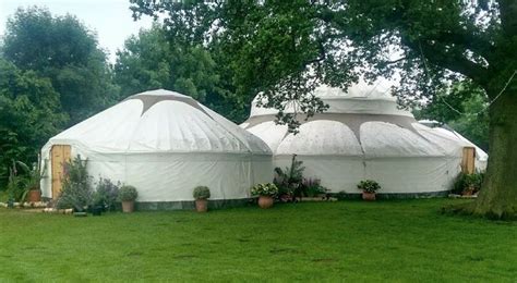 Yurts available with 10ft walls. YURTmaker | Led festoon lighting, Building a yurt, Yurts ...