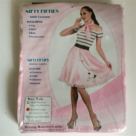 Adult Costume Nifty Fifties Mediumlarge Old Stock The Party