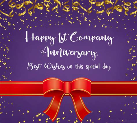 Company Anniversary Wishes And Messages Wishesmsg