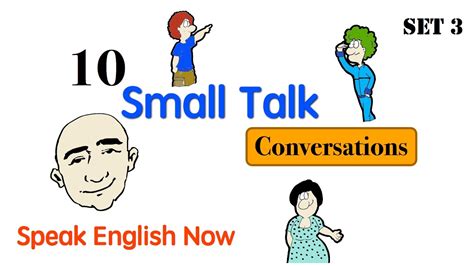 Small Talk Set 3 English Speaking Practice Esl Efl Ell Youtube