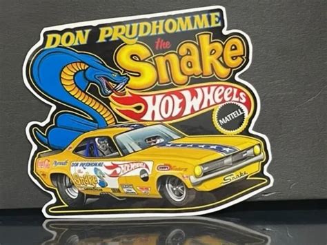 Autocollant Vrhtf Nhra Don The Snake Prudhomme Hot Wheels Cuda Découpe