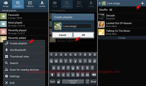 To add music to your samsung music app, you can follow the below steps: Samsung Galaxy S4: How to Create, Edit and Delete Playlist ...