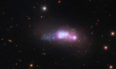 Image Hubble Spots A Lonely Blue Dwarf